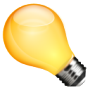 Business Idea Yellow Bulb